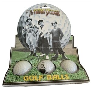 Vintage‎ Three Stooges Collectible Memorabilia Golf Ball Set